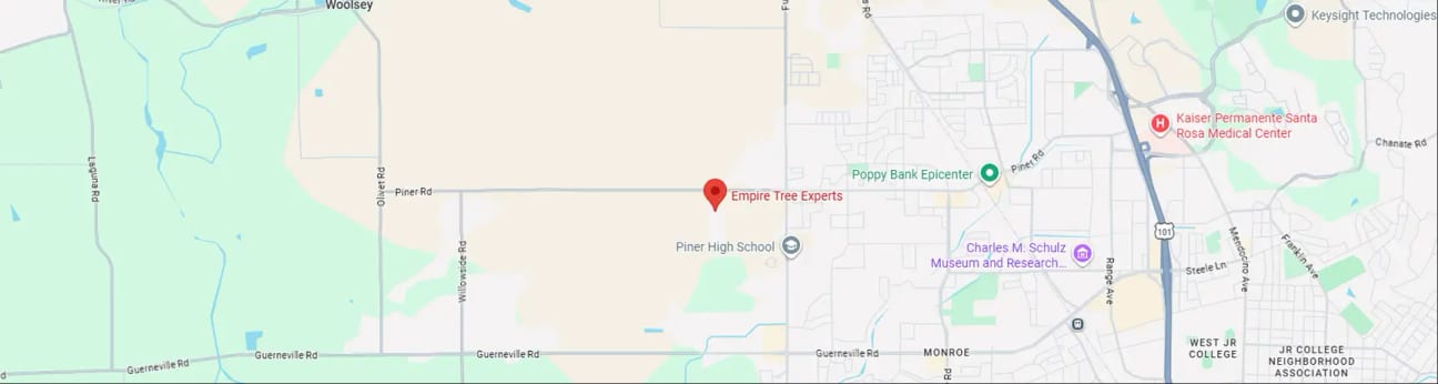 Empire Tree Experts Location Map