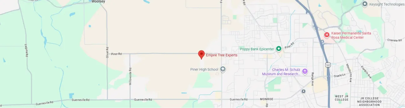 Empire Tree Experts Location Map